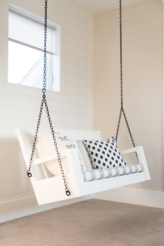 Porch Swing Playroom with Porch Swing